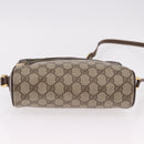 GUCCI GG Supreme Shoulder Bag PVC Beige Gold 56 01 087 Auth 191924-5