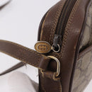 GUCCI GG Supreme Web Sherry Line Bag PVC Beige Gold 116 02 089 Auth 191925-15