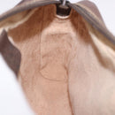 GUCCI GG Supreme Web Sherry Line Bag PVC Beige Gold 116 02 089 Auth 191925-18