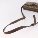 GUCCI GG Supreme Web Sherry Line Bag PVC Beige Gold 116 02 089 Auth 191925-7