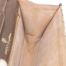 GUCCI GG Supreme Web Sherry Line Shoulder Bag PVC Beige Gold Auth 191927-20