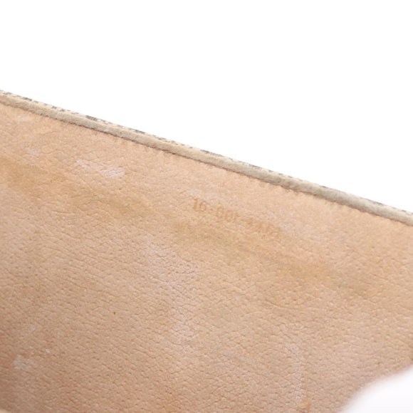 GUCCI GG Supreme Web Sherry Line Shoulder Bag PVC Beige Gold Auth 191927