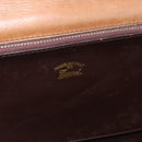 GUCCI GG Canvas Shoulder Bag Brown Gold Auth 191929-18