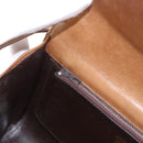 GUCCI GG Canvas Shoulder Bag Brown Gold Auth 191929-22
