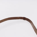 GUCCI GG Canvas Shoulder Bag Brown Gold Auth 191929-8