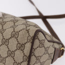 GUCCI GG Supreme Shoulder Bag PVC Beige Gold 156 02 086 Auth 191930-16