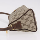 GUCCI GG Supreme Shoulder Bag PVC Beige Gold 156 02 086 Auth 191930-4