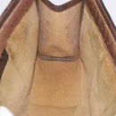 GUCCI GG Supreme Web Sherry Line Clutch Bag PVC Beige 37 014 2125 Auth 191934-15