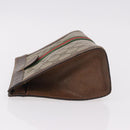 GUCCI GG Supreme Web Sherry Line Clutch Bag PVC Beige 37 014 2125 Auth 191934-6