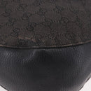 GUCCI GG Canvas Hand Bag Outlet Black Silver 179777 Auth 191936-8
