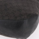 GUCCI GG Canvas Hand Bag Outlet Black Silver 179777 Auth 191936-15