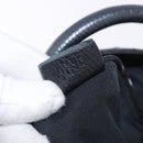 GUCCI GG Canvas Hand Bag Outlet Black Silver 179777 Auth 191936-12
