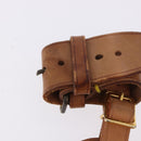 LOUIS VUITTON Name Tag Powanie 10 Set Powanie Leather Beige LV Auth 191944-17
