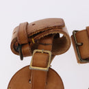 LOUIS VUITTON Name Tag Powanie 10 Set Powanie Leather Beige LV Auth 191944-8