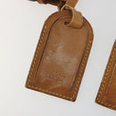 LOUIS VUITTON Name Tag Powanie 10 Set Powanie Leather Beige LV Auth 191945-3