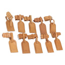 LOUIS VUITTON Name Tag Powanie 10 Set Powanie Leather Beige LV Auth 191949-1