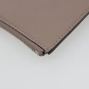 LOUIS VUITTON Pochette Jules PM Clutch Bag Leather Taupe R99760 LV Auth 191954V-16
