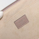 LOUIS VUITTON Pochette Jules PM Clutch Bag Leather Taupe R99760 LV Auth 191954V-9