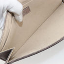 LOUIS VUITTON Pochette Jules PM Clutch Bag Leather Taupe R99760 LV Auth 191954V-10
