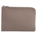 LOUIS VUITTON Pochette Jules PM Clutch Bag Leather Taupe R99760 LV Auth 191954V-13