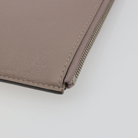 LOUIS VUITTON Pochette Jules PM Clutch Bag Leather Taupe R99760 LV Auth 191954V