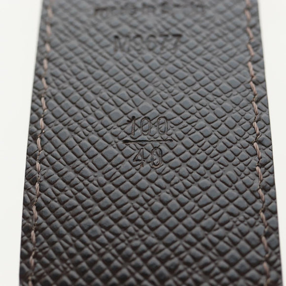 LOUIS VUITTON Damier Ebene Ceinture Anne Van Tours Belt M9677 LV Auth 191957V