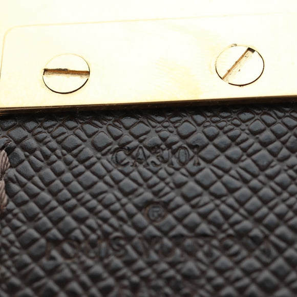 LOUIS VUITTON Damier Ebene Ceinture Anne Van Tours Belt M9677 LV Auth 191957V
