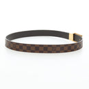 LOUIS VUITTON Damier Ebene Ceinture Anne Van Tours Belt M9677 LV Auth 191957V-4