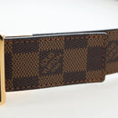 LOUIS VUITTON Damier Ebene Ceinture Anne Van Tours Belt M9677 LV Auth 191957V-5