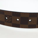 LOUIS VUITTON Damier Ebene Ceinture Anne Van Tours Belt M9677 LV Auth 191957V-7