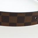 LOUIS VUITTON Damier Ebene Ceinture Anne Van Tours Belt M9677 LV Auth 191957V-8