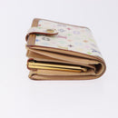 LOUIS VUITTON Multicolor Porte MonnaieViennois Wallet White M92987 Auth 191958-4