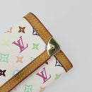 LOUIS VUITTON Multicolor Porte Monnaie Pla Coin Purse M92657 LV Auth 191959-8