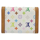 LOUIS VUITTON Multicolor Porte Monnaie Pla Coin Purse M92657 LV Auth 191959-2
