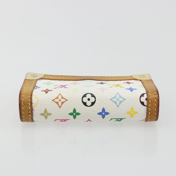 LOUIS VUITTON Multicolor Porte Monnaie Pla Coin Purse M92657 LV Auth 191959