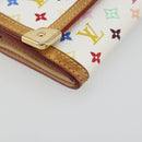 LOUIS VUITTON Multicolor Porte Monnaie Pla Coin Purse M92657 LV Auth 191959-14