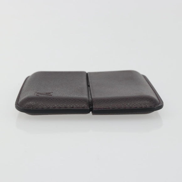 LOUIS VUITTON Taiga Cigarillo Cigarette Case Acajou M30736 LV Auth 191962