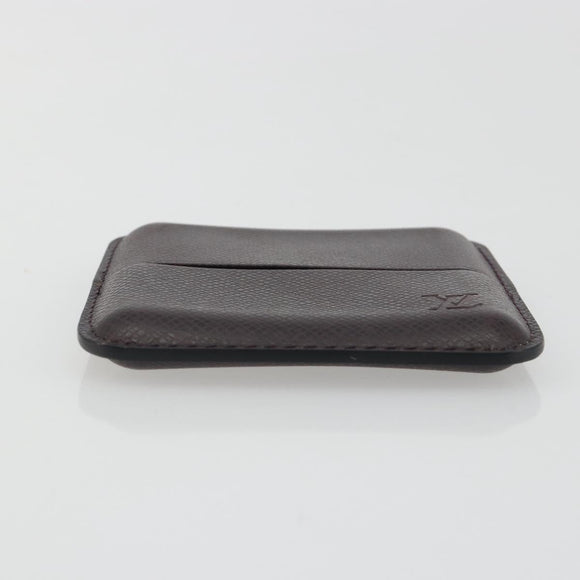 LOUIS VUITTON Taiga Cigarillo Cigarette Case Acajou M30736 LV Auth 191962