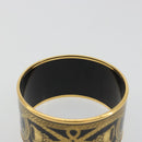 HERMES Bangle Emile TGM Bracelet metal Cloisonne Dark Brown Auth 191963V-10