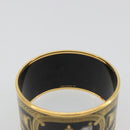 HERMES Bangle Emile TGM Bracelet metal Cloisonne Dark Brown Auth 191963V-7
