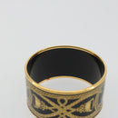 HERMES Bangle Emile TGM Bracelet metal Cloisonne Dark Brown Auth 191963V-8