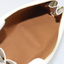 CELINE Triomphe Chain Shoulder Bag PVC Black Gold Auth 191964A-10