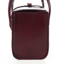CARTIER PANTHERE Hand Bag Leather Bordeaux Silver Auth 191965V-5