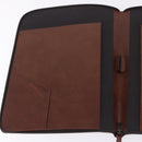 FENDI Zucca Canvas Document Bag PVC Brown Silver Auth 191966V-17