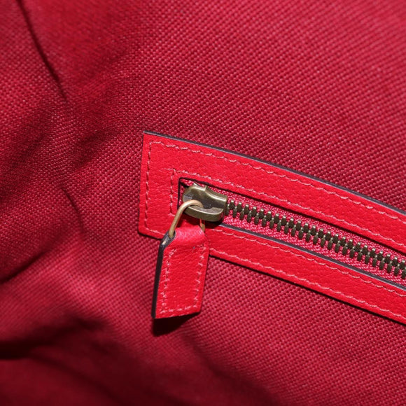 GUCCI Backpack Coated Canvas Red 473872 Auth 191969V
