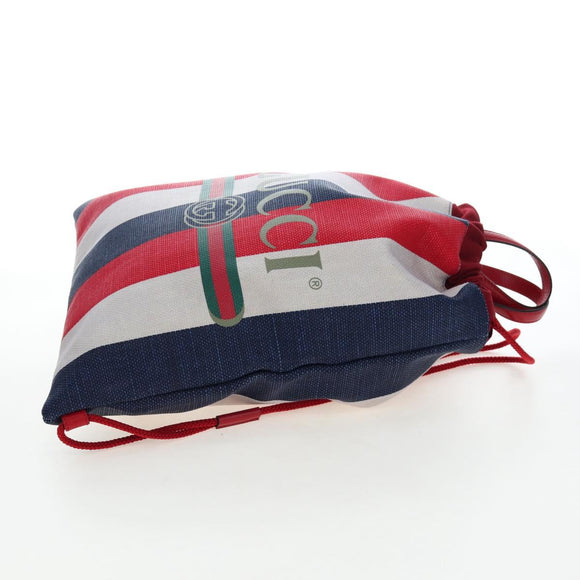 GUCCI Backpack Coated Canvas Red 473872 Auth 191969V
