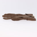 GUCCI Gloves Leather Brown Auth 191970V-13