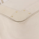 Chloe Eden Tote Bag Leather Ivory Gold Auth 191972A-10