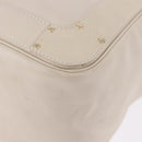Chloe Eden Tote Bag Leather Ivory Gold Auth 191972A-13
