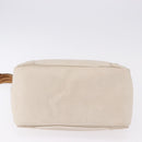 Chloe Eden Tote Bag Leather Ivory Gold Auth 191972A-9